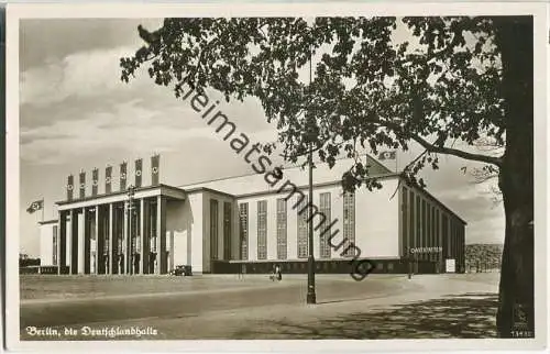 Berlin - Deutschlandhalle - Foto Ansichtskarte - Sonderstempel 1938 - Verlag Foto-Klinke & Co. Berlin