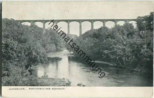 Llangollen - Pontcysyllte aqueduct - Verlag Photochrom Co. Ltd. London