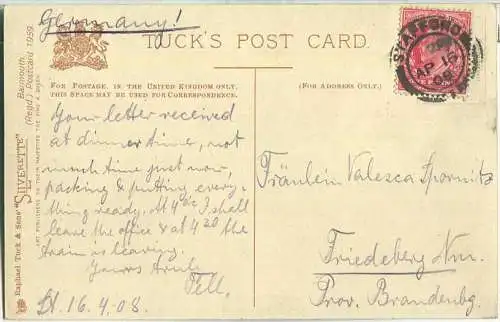 Barmouth - The Viadukt - Silverette - Verlag Raphael Tuck & Sons