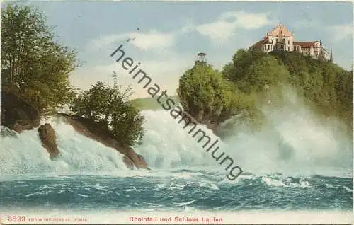 Rheinfall und Schloss Laufen - Verlag Edition Photoglob Co. Zürich