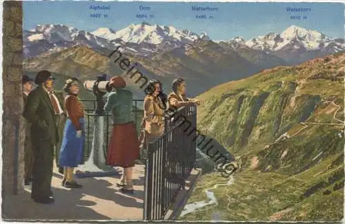 Eisgrotte - Rhonegletscher - Walliser Alpen - Edition O. Süssli-Jenny Thalwil-Zürich