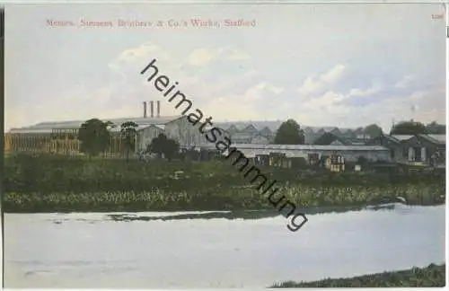 Stafford - Messrs. Siemens Broters & Co.'s Works - Verlag R. W. Dawson Stafford