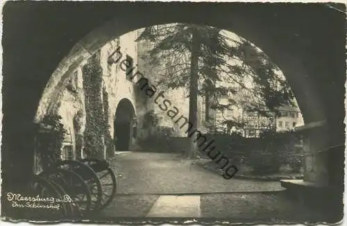 Meersburg am Bodensee - Im Schlosshof - Foto-AK - Verlag Franz Beck Magdeburg
