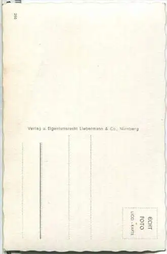 Nürnberg - Hochhaus am Plärrer - Straßenbahn - Foto-Ansichtskarte - Verlag Liebermann & Co Nürnberg