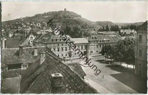 Karlsruhe - Schlossplatz - Turmberg - Foto-Ansichtskarte - Verlag Velten Karlsruhe