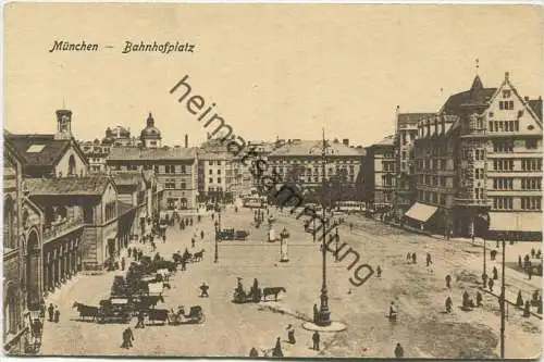 München - Bahnhofplatz - Verlag Ottmar Zieher München