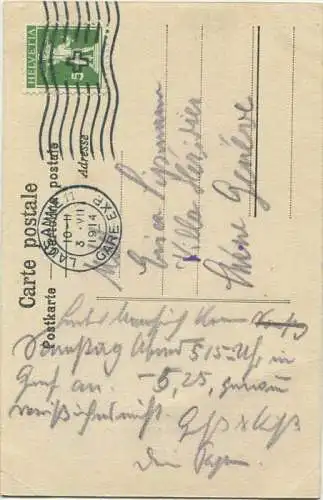 Lausanne - tribunal federal - Verlag Wehrli AG Kilchberg Zürich gel. 1914