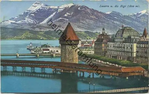 Luzern und die Rigi - Verlag E. Goetz Luzern