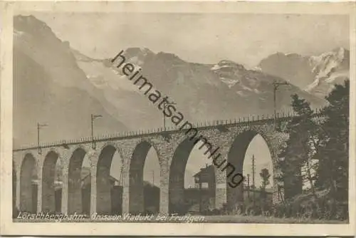 Lötschbergbahn - Grosser Viadukt bei Frutigen - Edition Franco-Suisse Berne