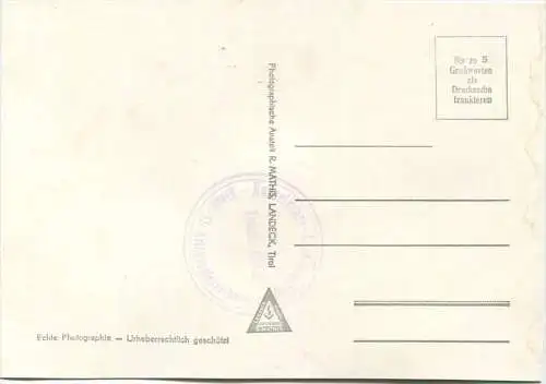 Neue Achenseestrasse - Foto-AK Grossformat - Verlag R. Mathis Landeck