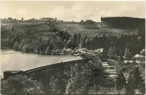 Talsperre Klingenberg mit Jugendherberge - Foto-AK 1968 - Verlag A. u. R. Adam Dresden