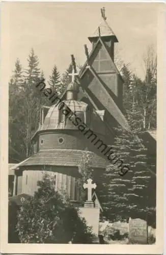 Bierutowice - Brückenberg - Kirche Wang - Foto-AK