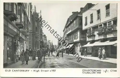 Old Canterbury - High Street - Foto-AK