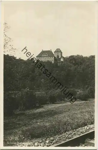 Schloss Bieberstein - Foto-AK 1929 - Verlag A. Meinicke Freiberg