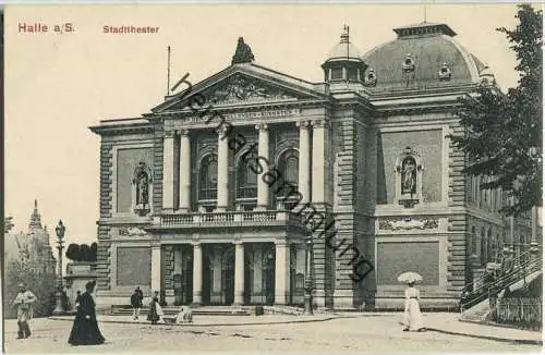 Halle a. S. - Stadttheater - Verlag Hans Luckow Halle a. S.