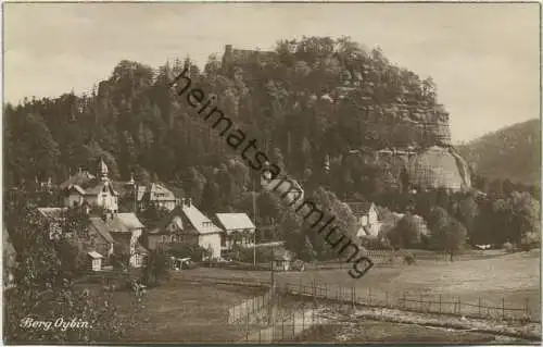 Berg Oybin - Foto-AK - Verlag Trinks & Co. Leipzig 20er Jahre