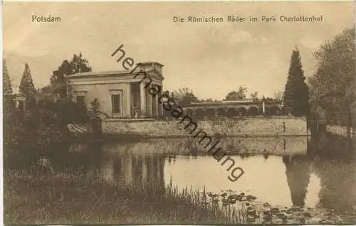 Potsdam - Die Römischen Bäder im Park Charlottenhof - Verlag K. H. B.