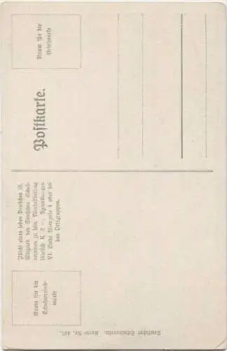 Saaz - Priestertor - Künstlerkarte signiert R. Fuchs - Deutscher Schulverein Karte Nr. 437