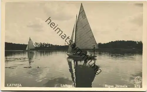 Rigas Jurmala - Lielupe - Foto-AK 20er Jahre