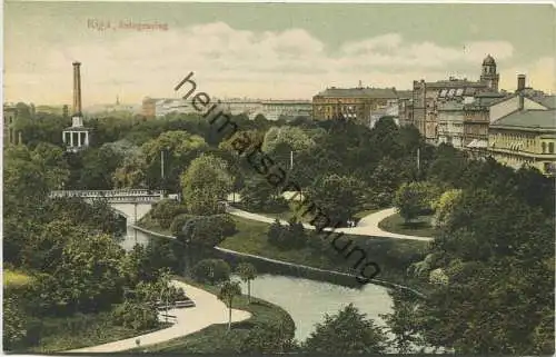Riga - Anlagenring - Verlag Hebensperger & Co. Riga ca. 1910