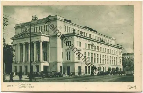 Riga - Opernhaus - Operas nams 40er Jahre