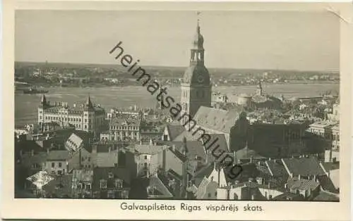 Riga - visparejs skats - Foto-AK 40er Jahre