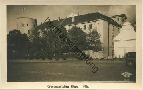 Riga - Pils - Foto-AK 40er Jahre