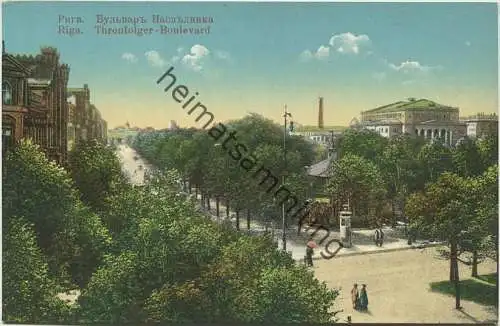 Riga - Thronfolger-Boulevard ca. 1910