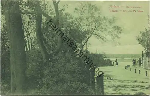 Liepaja - Libau - Blick auf's Meer - Verlag A. Dunkert Libau