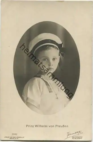 Preussen - Prinz Wilhelm von Preussen - Verlag Gustav Liersch Berlin