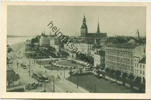 Riga - Der Dünakai - Daugavmala