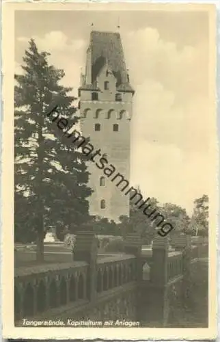 Tangermünde - Kapitelturm - Foto-Ansichtskarte 50er Jahre - Verlag Trinks & Co Leipzig