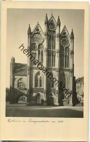 Tangermünde - Rathaus um 1460 - Foto-Ansichtskarte 50er Jahre - Verlag Rudolf Lambeck Dahlewitz