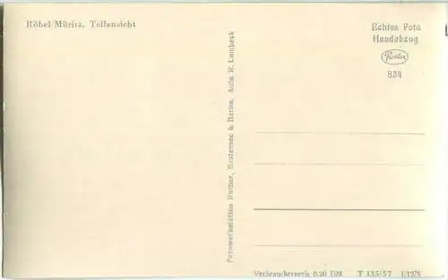 Röbel/Müritz - Teilansicht - Foto-Ansichtskarte 50er Jahre - Verlag Photowerkstätten Rether Bestensee