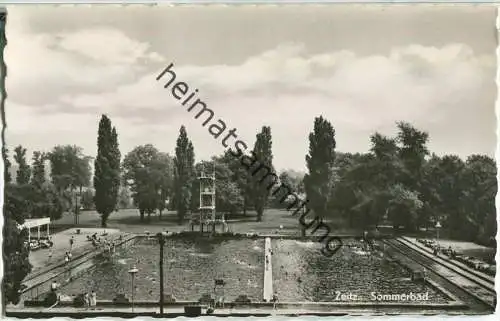 Zeitz - Sommerbad - Foto-Ansichtskarte - Verlag Lichtbild-Schincke KG Zeitz