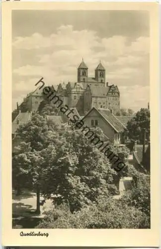 Quedlinburg - Foto-Ansichtskarte - Verlag Erhard Neubert Karl Marx Stadt