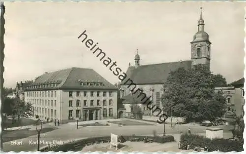 Erfurt - Am Junkersand - Foto-Ansichtskarte - Verlag Keysersche Buchhandlung Erfurt