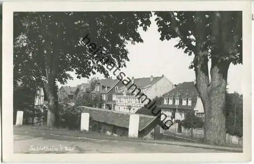 Schlotheim - Teilansicht - Foto-Ansichtskarte