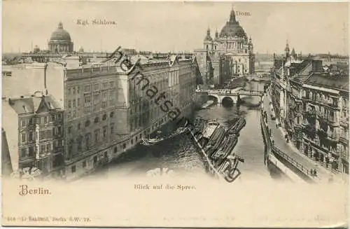 Berlin - Blick auf die Spree - Verlag L. Saalfeld Berlin