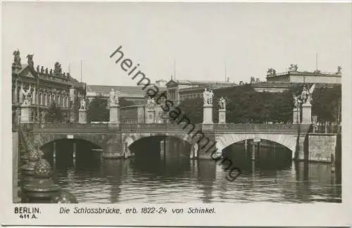 Berlin-Mitte - Die Schlossbrücke - Foto-AK - Verlag Ludwig Walter Berlin