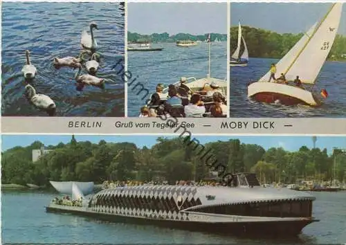 Berlin - Gruß vom Tegeler See - Moby Dick - AK Grossformat - Verlag Herbert Meyerheim Berlin