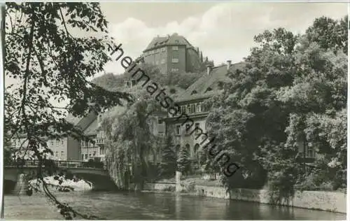 Greiz - Friedensbrücke - Foto-Ansichtskarte - Verlag VEB Bild und Heimat Reichenbach i. V.