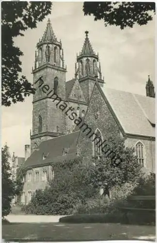 Magdeburg - Dom - Foto-Ansichtskarte - Verlag Willy Klautzsch i.V. Magdeburg