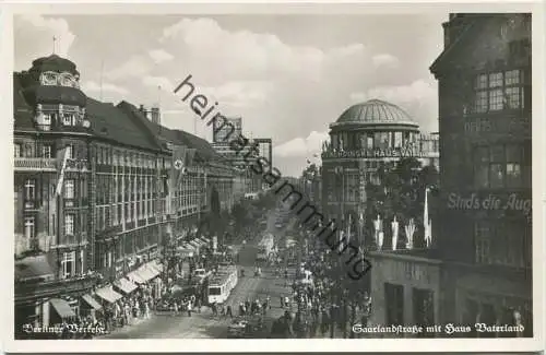 Berlin - Saarlandstrasse mit Haus Vaterland - Foto-AK 30er Jahre