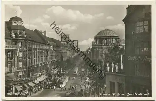Berlin - Saarlandstrasse mit Haus Vaterland - Foto-AK 30er Jahre - Verlag W. St. B.