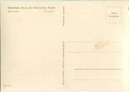 HDK524 - Steinadler - Mich. Kiefer - Verlag Photo Hoffmann München