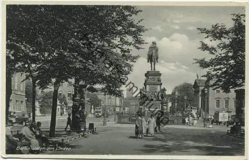 Berlin - Unter den Linden - Verlag J. Goldiner Berlin gel. 1937