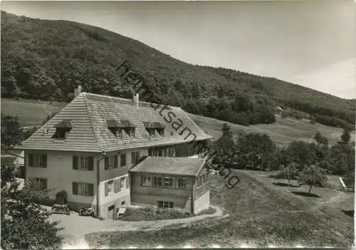 Jugendherberg Platzhof über Lörrach - Foto-AK Grossformat - Verlag Gebr. Metz Tübingen