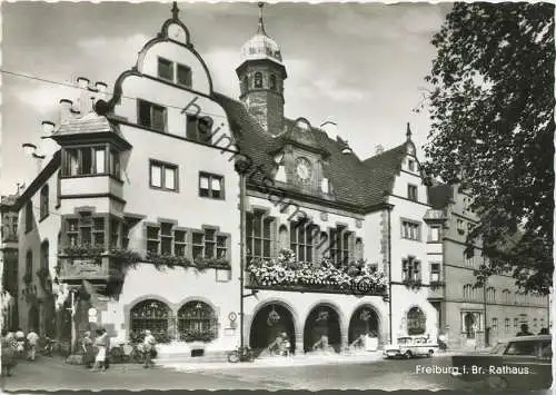 Freiburg im Breisgau - Rathaus - Foto-AK Grossformat - Verlag Karl Alber Freiburg