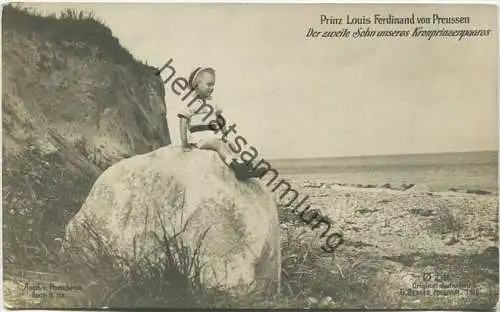 Prinz Louis Ferdinand von Preussen - Phot. G. Berger 1910 Potsdam - Verlag Photochemie Berlin